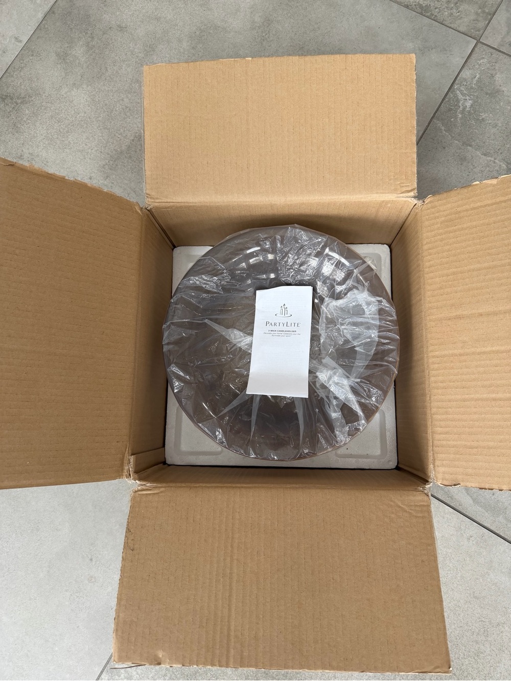 NEW Partylite Sahara Sands Ceramic Pedestal Bowl Dark Green Brown 13” diameter - Picture 7 of 9
